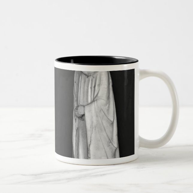 Zwei Trauernde Zweifarbige Tasse (Rechts)
