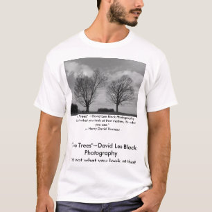 Zwei Trees~Thoreau T-Shirt