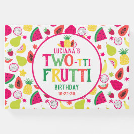 Zwei tti Fruity 2. Geburtstag Tutti Frutti Tropica Gästebuch