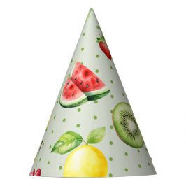 Zwei-tti frutti Mädchen Geburtstagsparty Partyhütchen