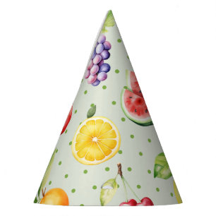 Zwei-tti frutti Mädchen Geburtstagsparty Partyhütchen