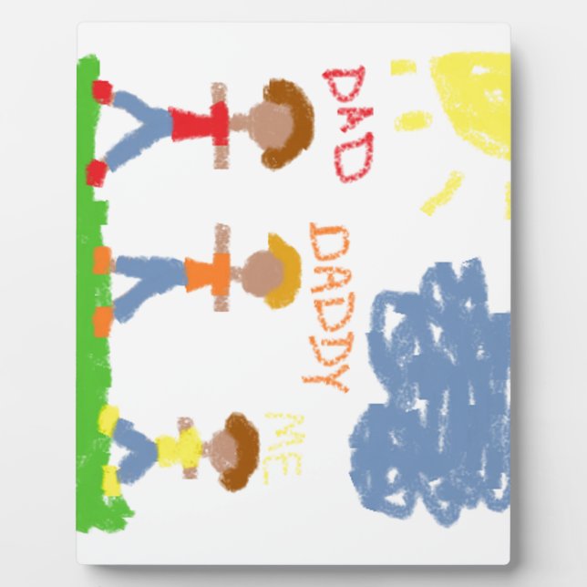 Zwei Väter und ein Sohn. Fotoplatte (Vorderseite)