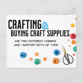 Zwei verschiedene Hobbys Postkarte