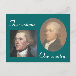 Zwei Visionen Postkarte
