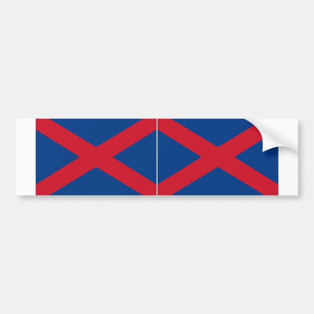 ZWEI Voortrekker-Flagge Autoaufkleber (Vorne)