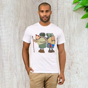 Zwei Wanderer Wander-Menner-T - Shirt