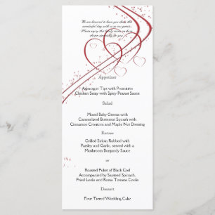 Zwei Warnungen als ein Menü Menükarte