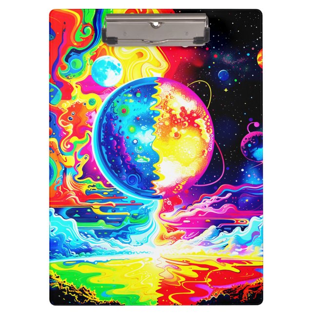 Zwei Welten Klemmbrett (Vorderseite)