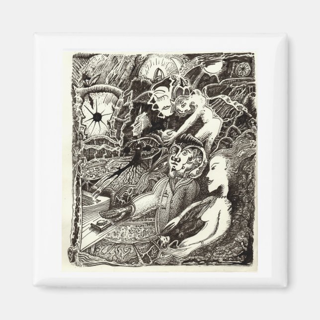 Zwei Welten Magnet (Vorne)