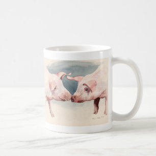 Zwei wenig Piggies 2012 Kaffeetasse