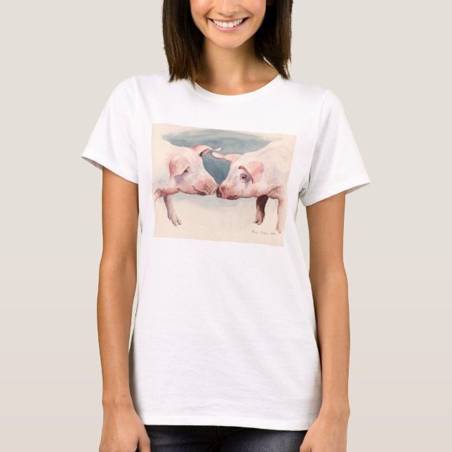 Zwei wenig Piggies 2012 T-Shirt (Vorderseite)