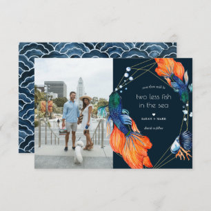 Zwei weniger Fische Ankündigung der Verlobung vo