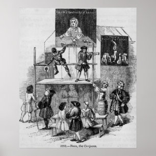 Zwei Werbespots zu Imitaten, der Konjurer Poster