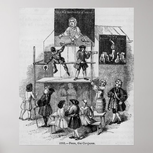 Zwei Werbespots zu Imitaten, der Konjurer Poster (Vorne)