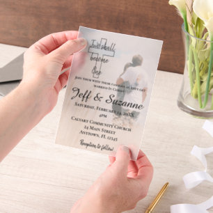 Zwei werden zu einem Christlichen Foto Hochzeit