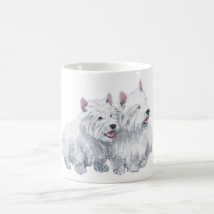 Zwei Westies Tasse