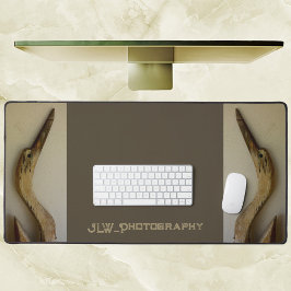 Zwei wetterfeste Heronen Küstenstreifen braun anpa Schreibtischunterlage