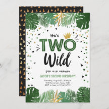 Zwei Wild Tropical Safari Gold Boy zum zweiten Geb