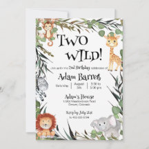 Zwei wilde zweite Geburtstagsfeier