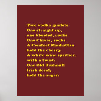 Zwei Wodka-Schmiede Poster