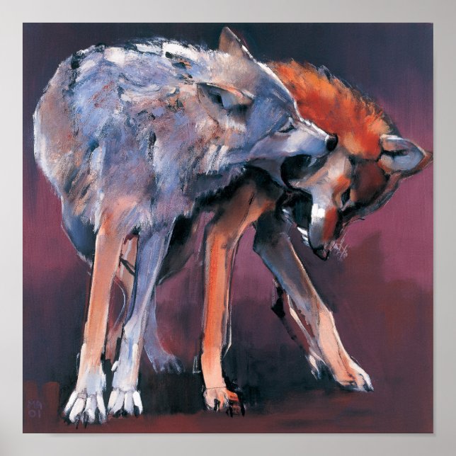 Zwei Wölfe 2001 Poster (Vorne)