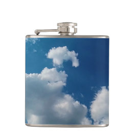 Zwei Wolken Flachmann