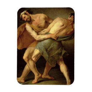 Zwei Wrestler Magnet