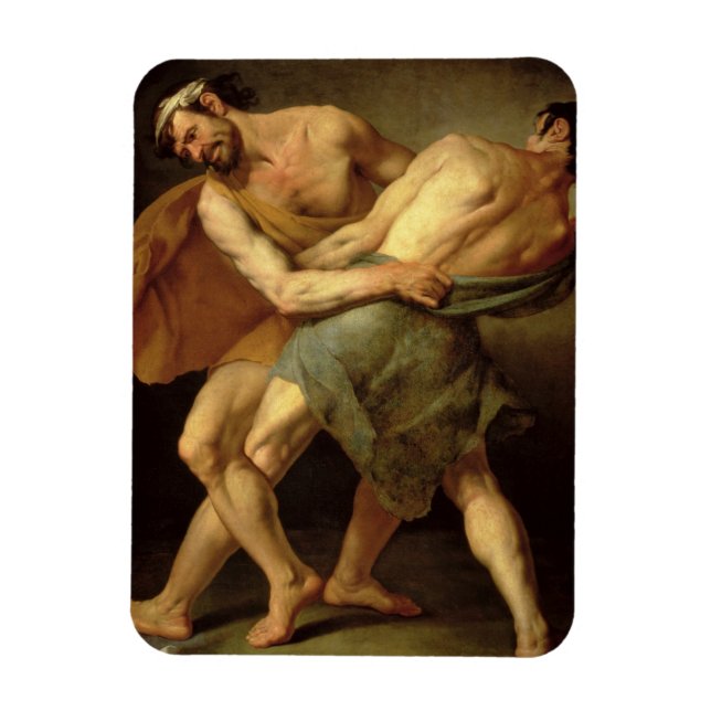Zwei Wrestler Magnet (Vertikal)