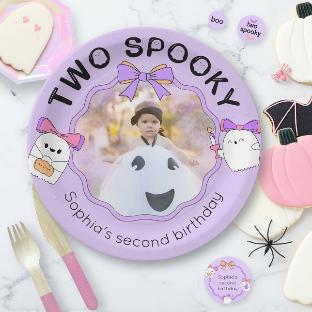 Zwei wunderschöne Halloween-Foto Pappteller (Von Creator hochgeladen)