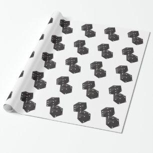 Zwei Würfel Geschenkpapier