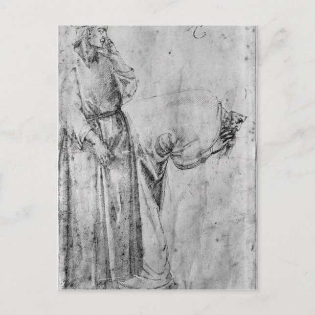 Zwei Zahlen Postkarte (Vorderseite)