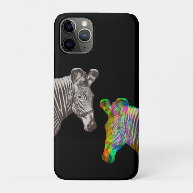 Zwei Zebras iPhone/iPad Gehäuse Case-Mate iPhone Hülle (Rückseite)