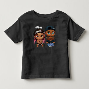 ZWEI ZEICHEN VON TIKI TOTS-T-SHIRTS KLEINKIND T-SHIRT