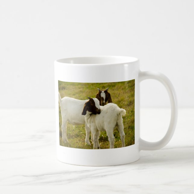 Zwei Ziegenboote Niedlich Tasse (Rechts)