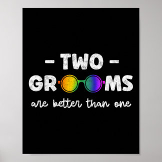 Zwei Zimmer sind besser als ein T-Shirt Gay Bachel Poster