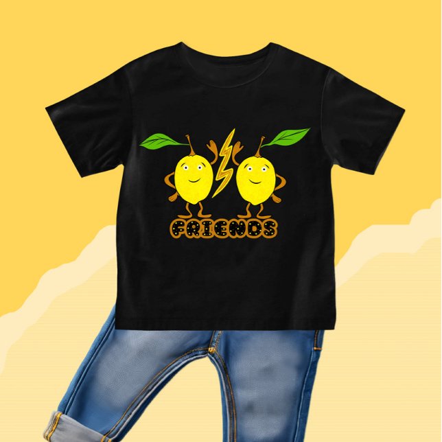 Zwei Zitronen Baby T-shirt (Von Creator hochgeladen)
