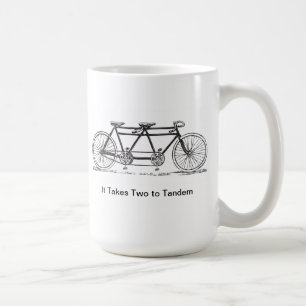 Zwei zu Tandem Tasse
