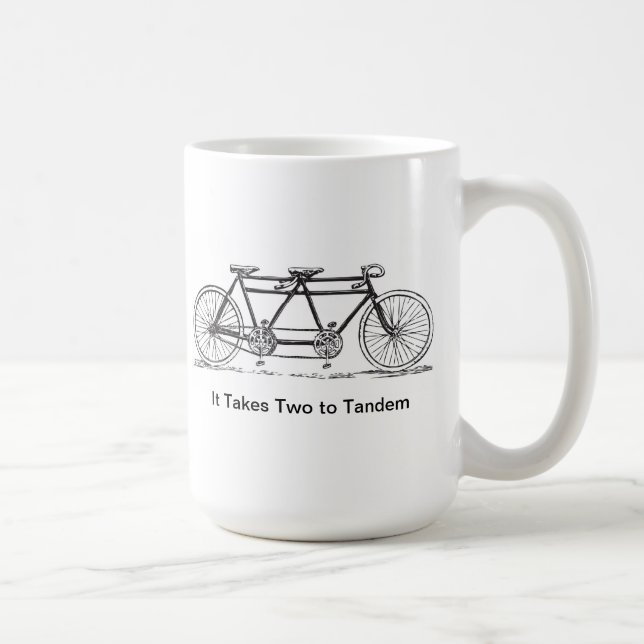 Zwei zu Tandem Tasse (Rechts)