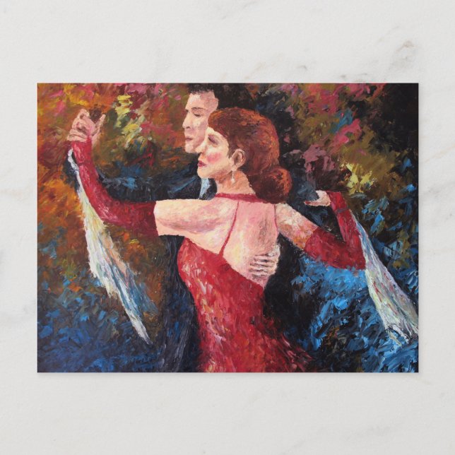 Zwei zu Tango Postkarte (Vorderseite)