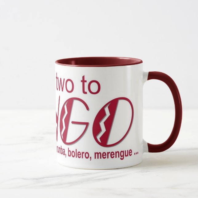 "Zwei zum Tango" Tasse (Rechts)