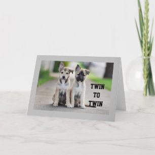 **ZWEIBRUDER ODER ZWEIMAL SCHWEIZER** GEBURTSTAGSK KARTE