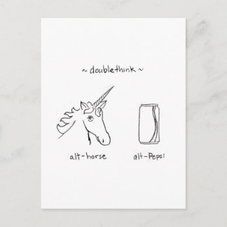 Zweideutigkeit Postkarte