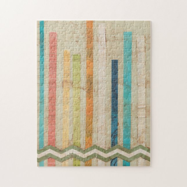 Zweifachzäune IV Puzzle (Vertikal)