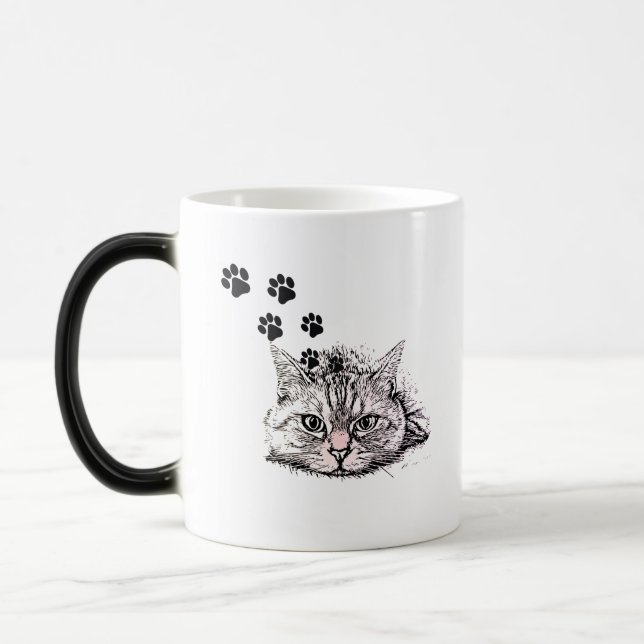 Zweifarben-Tasse, 0,45 l Verwandlungstasse (Links)