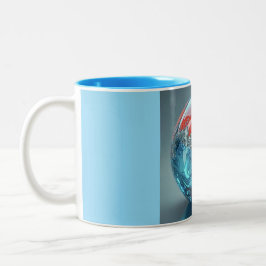 Zweifarben-Tasse, 325ml (Marmor-14) Zweifarbige Tasse