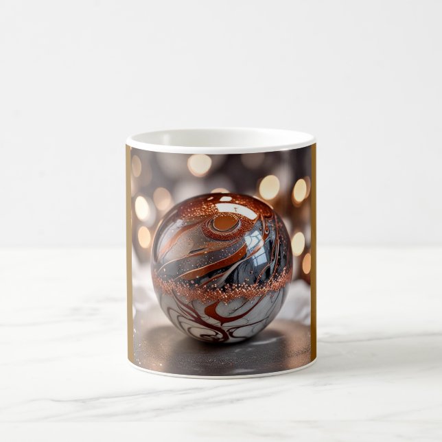 Zweifarben-Tasse, 325ml (Marmor-6) Kaffeetasse (Mittel)