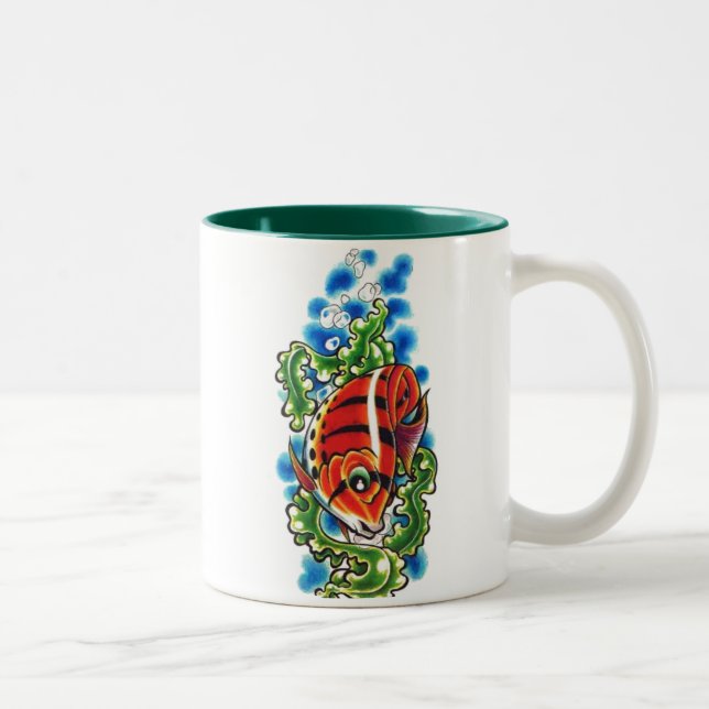 Zweifarbige Keramik Tasse (Rechts)