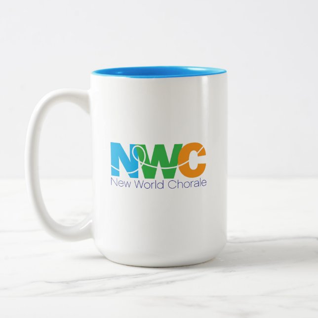 Zweifarbige New World Chorale Tasse (Links)