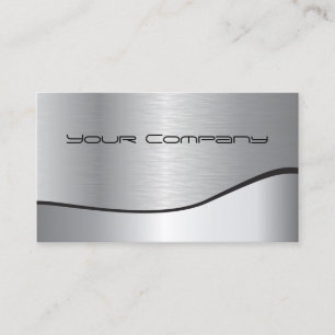 Zweifarbige Silver Corporate Business Card Visitenkarte