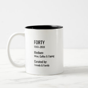 ZWEIFARBIGE TASSE